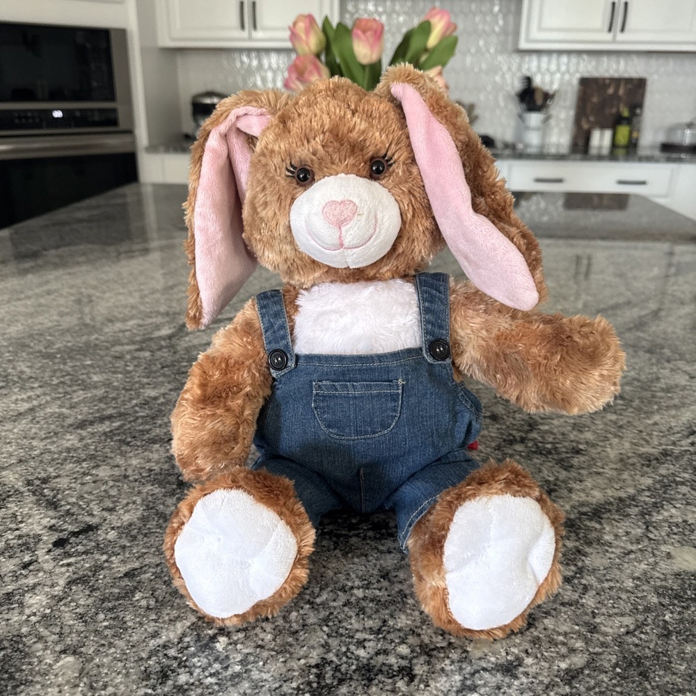 Build A Bear Workshop BAB Pawlette Bunny Rabbit 16" Plush Stuffed Toy #2